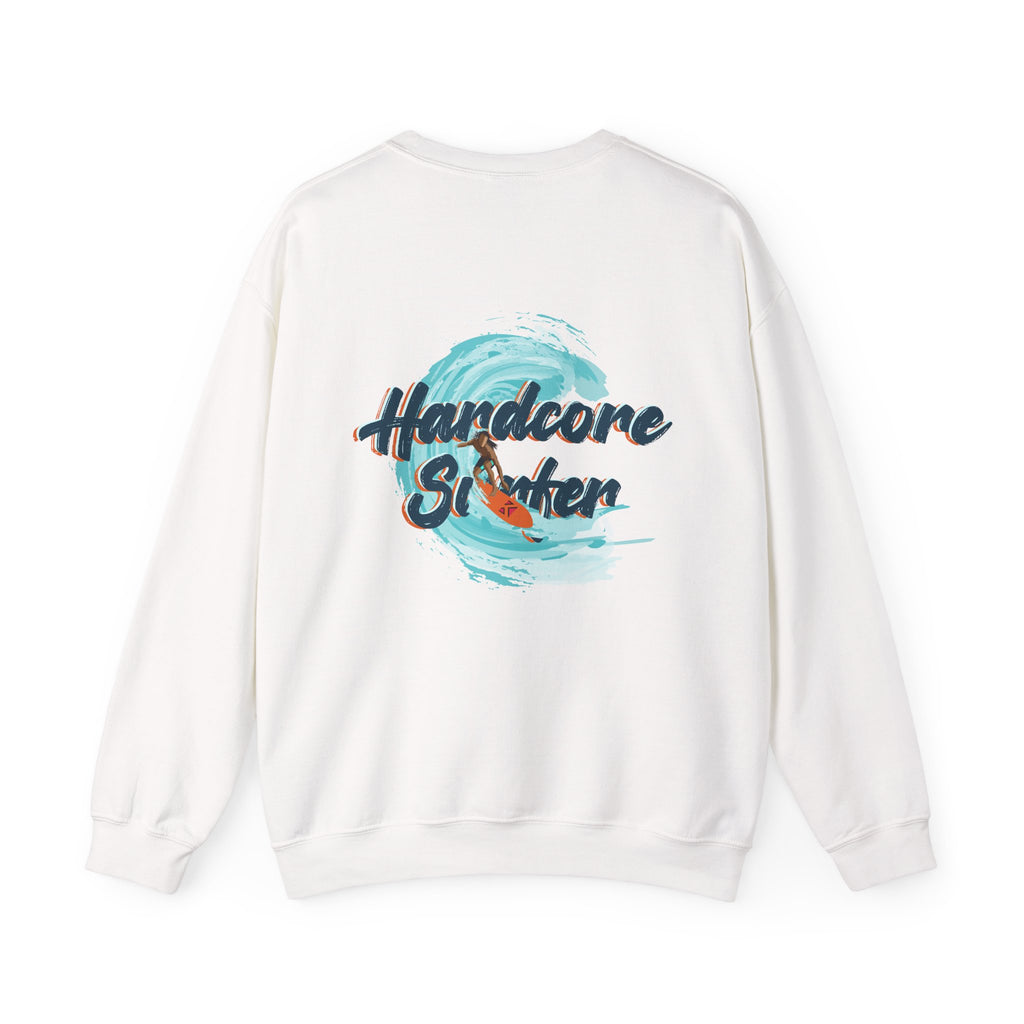 Men White Heavy Blend™ Crewneck Sweatshirt