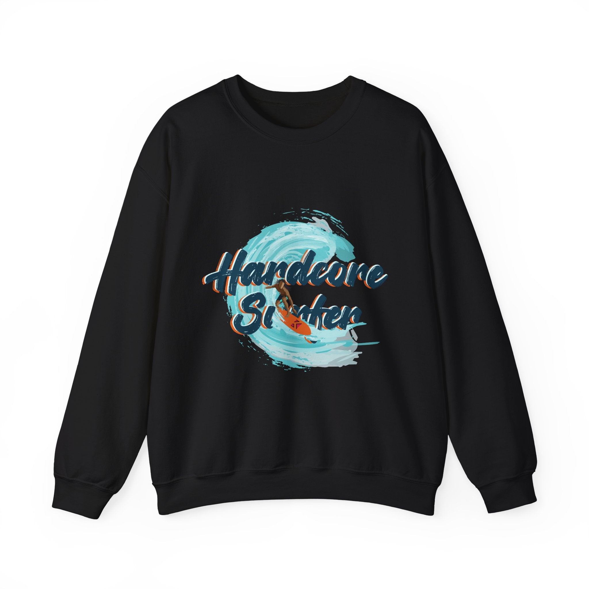 Men Black Heavy Blend™ Crewneck Sweatshirt