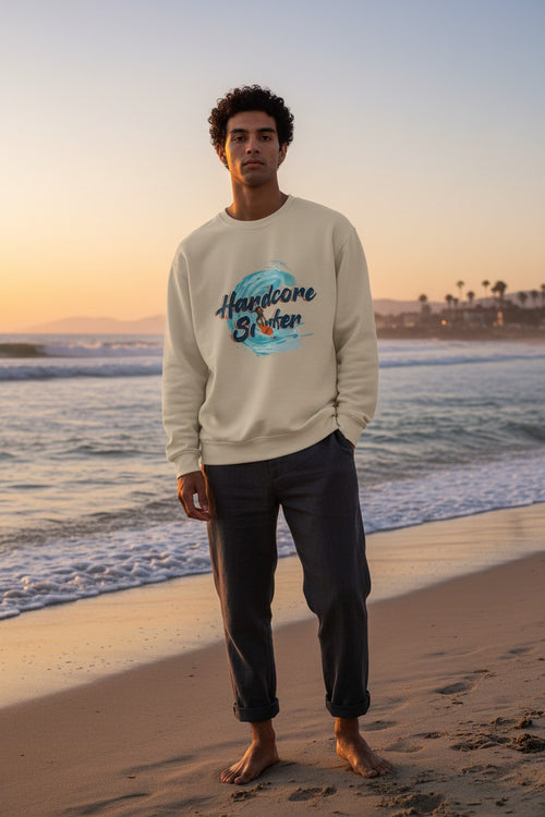 Men Sand Heavy Blend™ Crewneck Sweatshirt