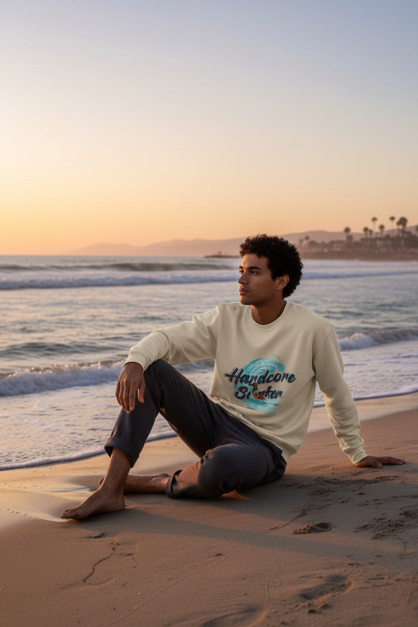 Men Sand Heavy Blend™ Crewneck Sweatshirt