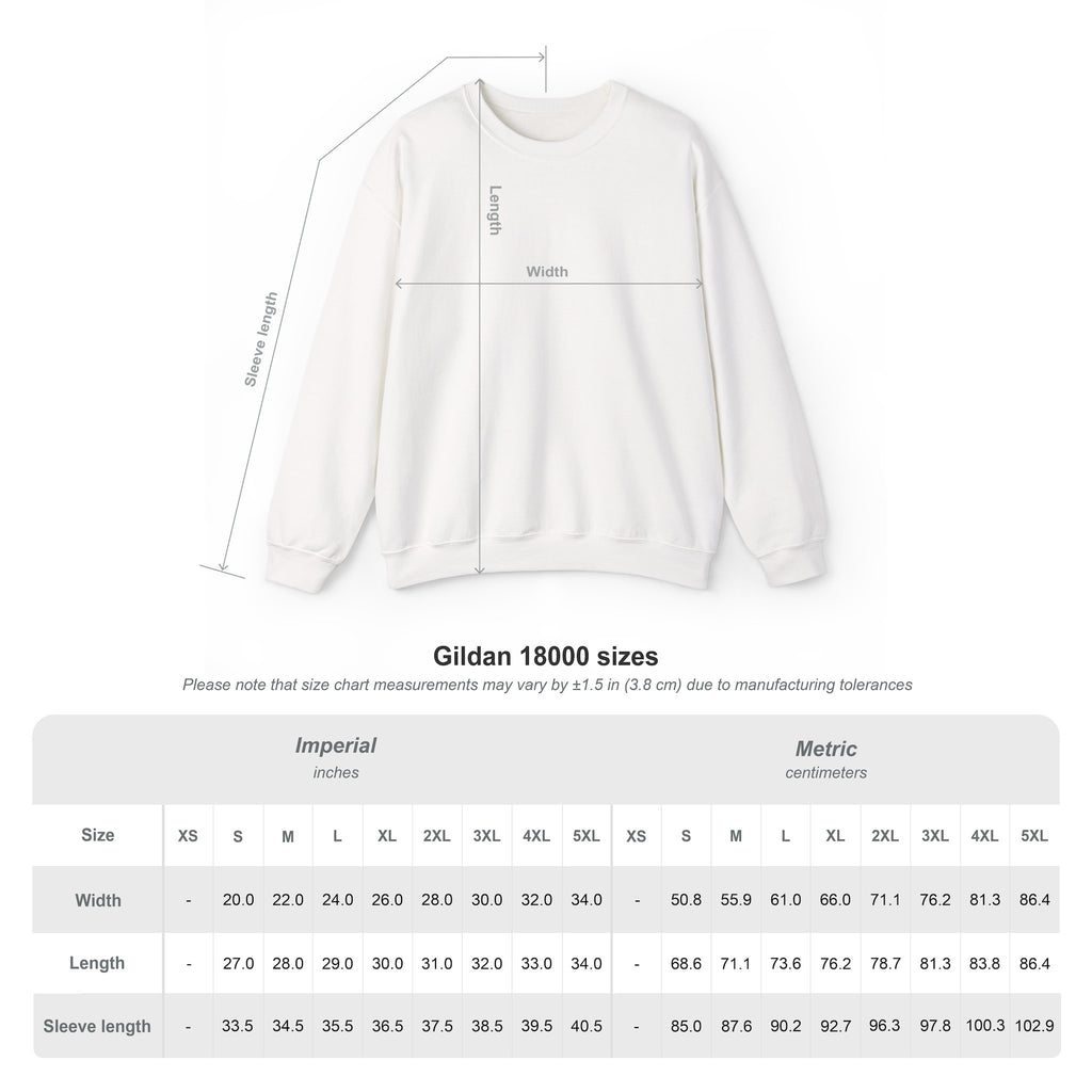 Men Black Heavy Blend™ Crewneck Sweatshirt
